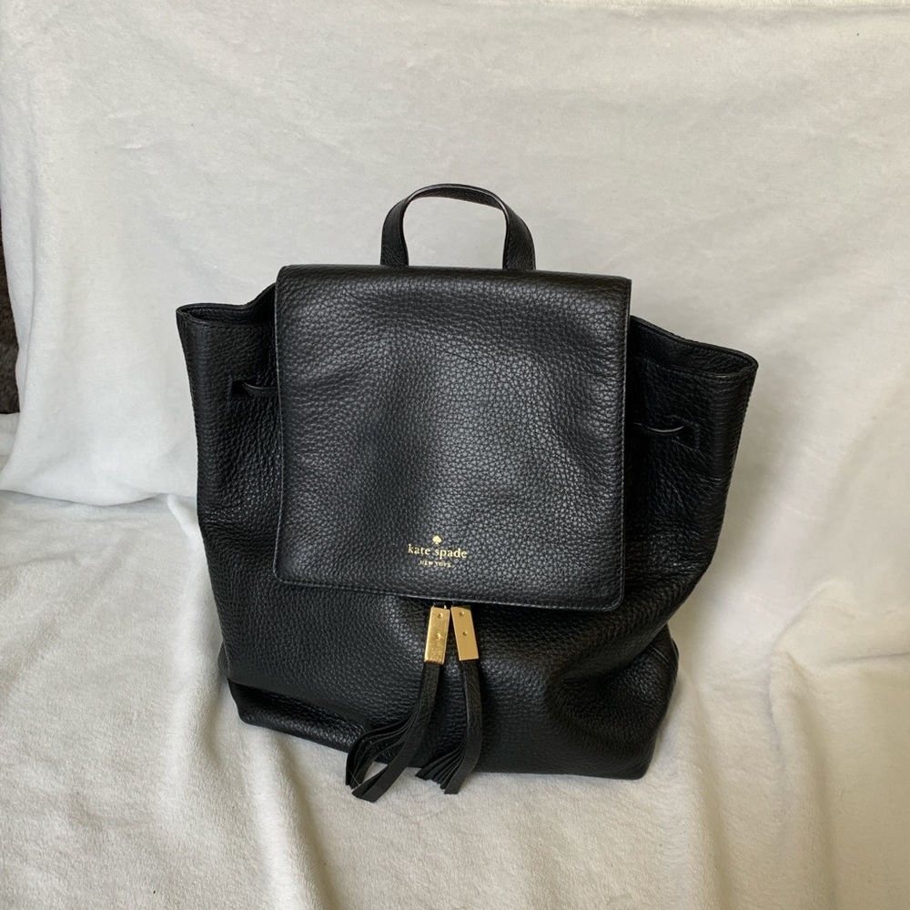 Kate Spade black backpack